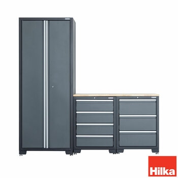 Hilka 24 Gauge Steel Starter 4 Piece Cabinet Set Hilka 24 Gauge Steel Starter 4 Piece Cabinet Set