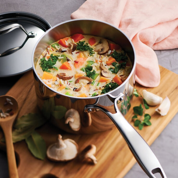 Lifestyle image of 20cm sauce pan Lifestyle image of 20cm sauce pan