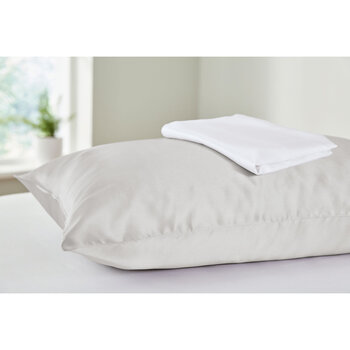 Bedeck of Belfast Mulberry Silk Pillowcase 2 pack in White