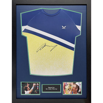 Andy Murray Signed Framed Tennis Shirt