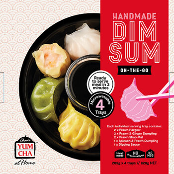 Chan's Handmade Dim Sum On-The-Go, 4 Trays x 205g