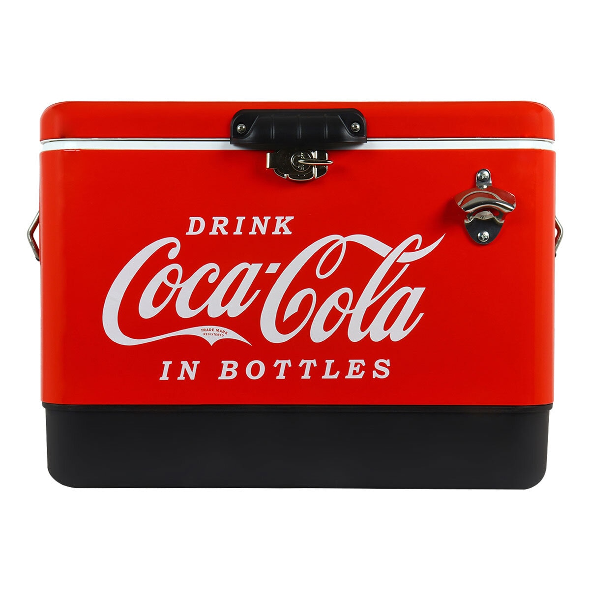 Coca-Cola Ice Chest Cooler with Bottle Opener Coca-Cola Ice Chest Cooler with Bottle Opener