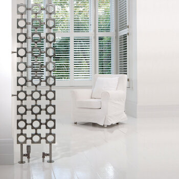 Aeon Lokum Radiator in Brushed Stainless Steel 1470 x 400 x 50 mm