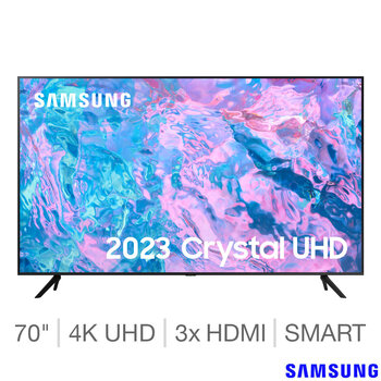 Samsung UE70CU7100KXXU 70 Inch 4K Ultra  HD Smart TV 