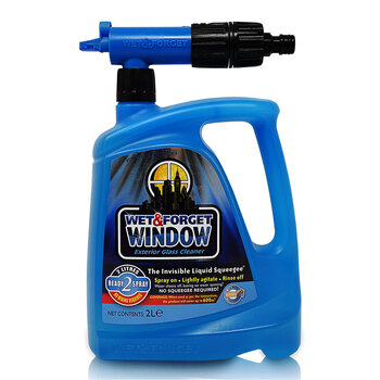 Wet and Forget Window Cleaner Spray 2L