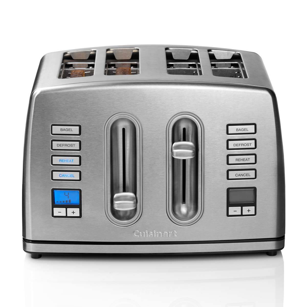 Cuisinart 4 Slice Digital Toaster Cpt445u Costco Uk