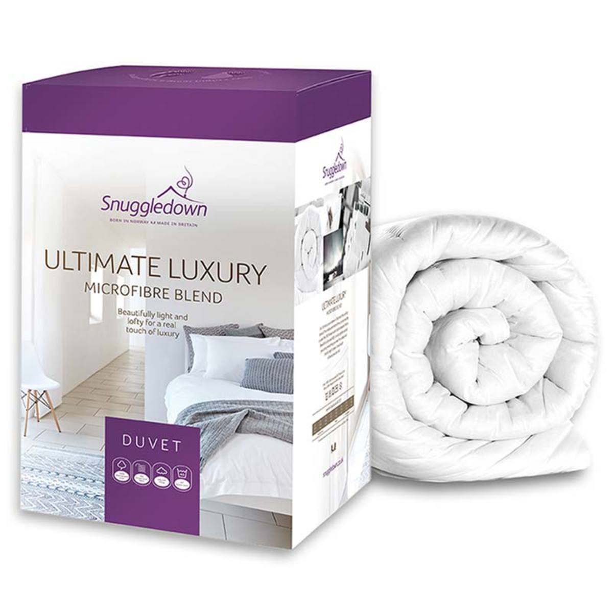 Snuggledown Ultimate Luxury Microfibre 13 5 Tog Duvet Single