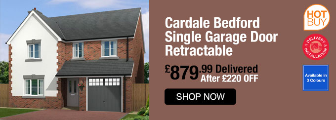 Cardale Bedford Single Garage Door Retractable With Installation