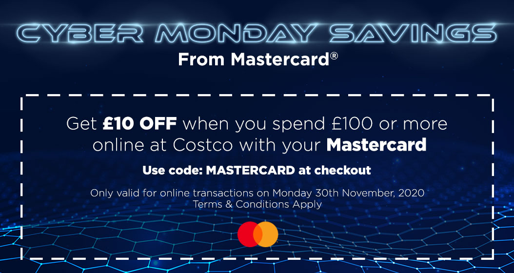 Mastercard Cyber Monday Savings Costco UK