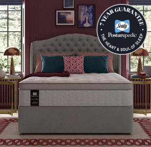 Sealy response performance gray deals cove plush full mattress only