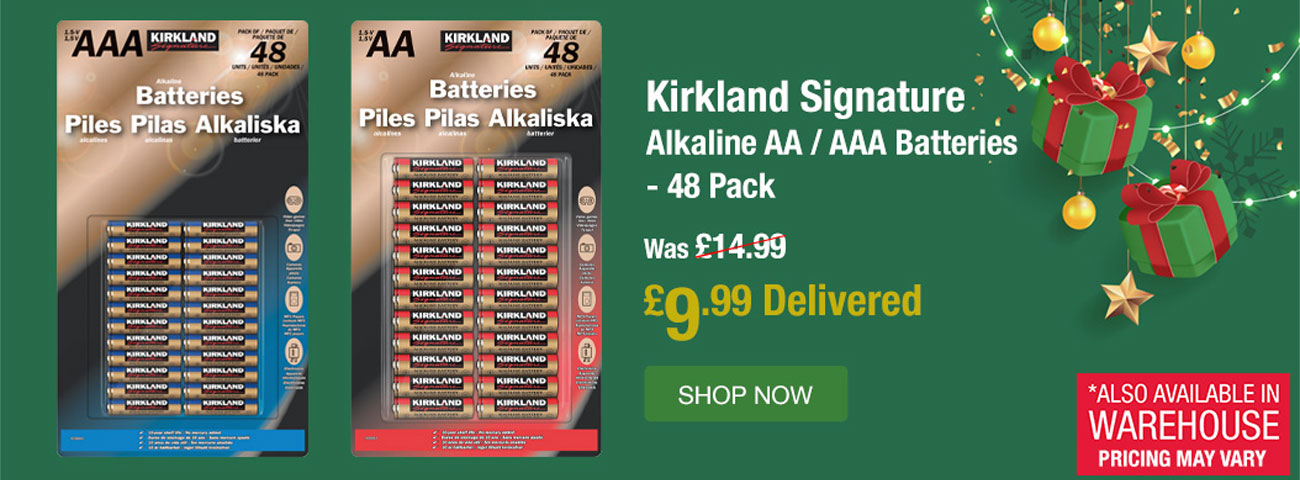 Kirkland Signature Alkaline Batteries