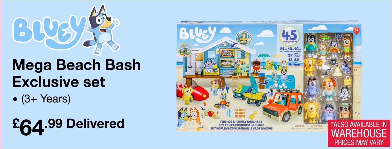 Bluey Mega Beach Bash Exclusive set