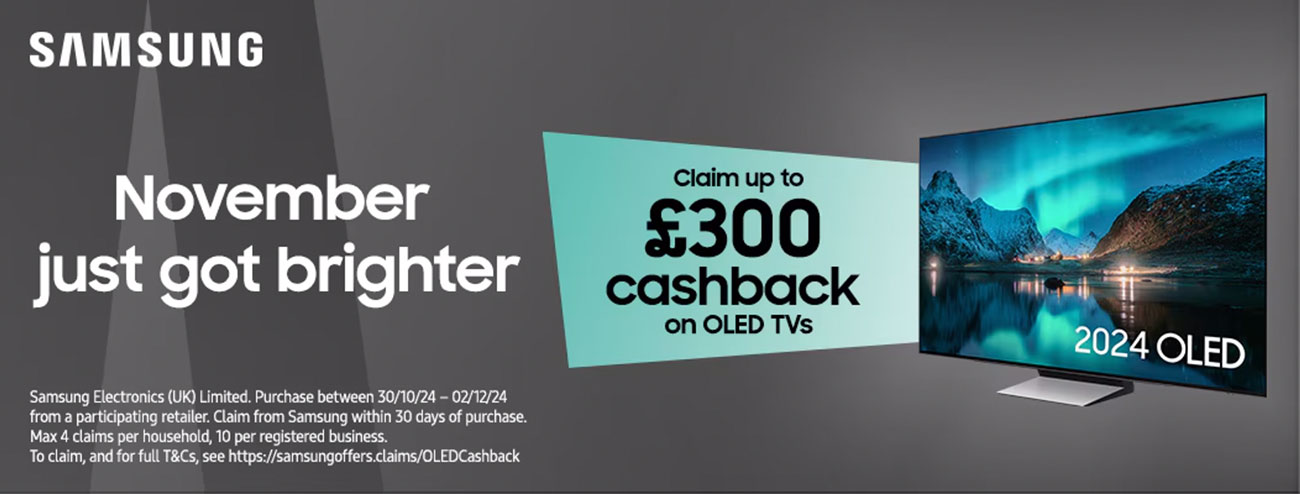 samsung cashback on OLED tvs