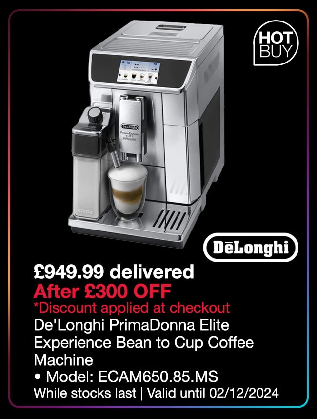 De'Longhi PrimaDonna Elite Experience Bean to Cup Coffee Machine