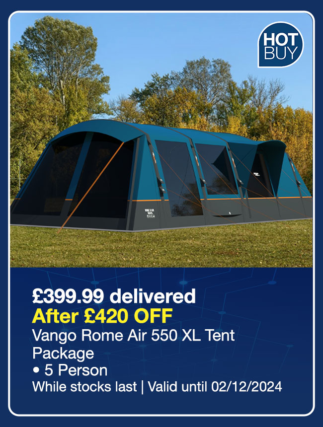 Vango Rome Air 550 XL Tent Package