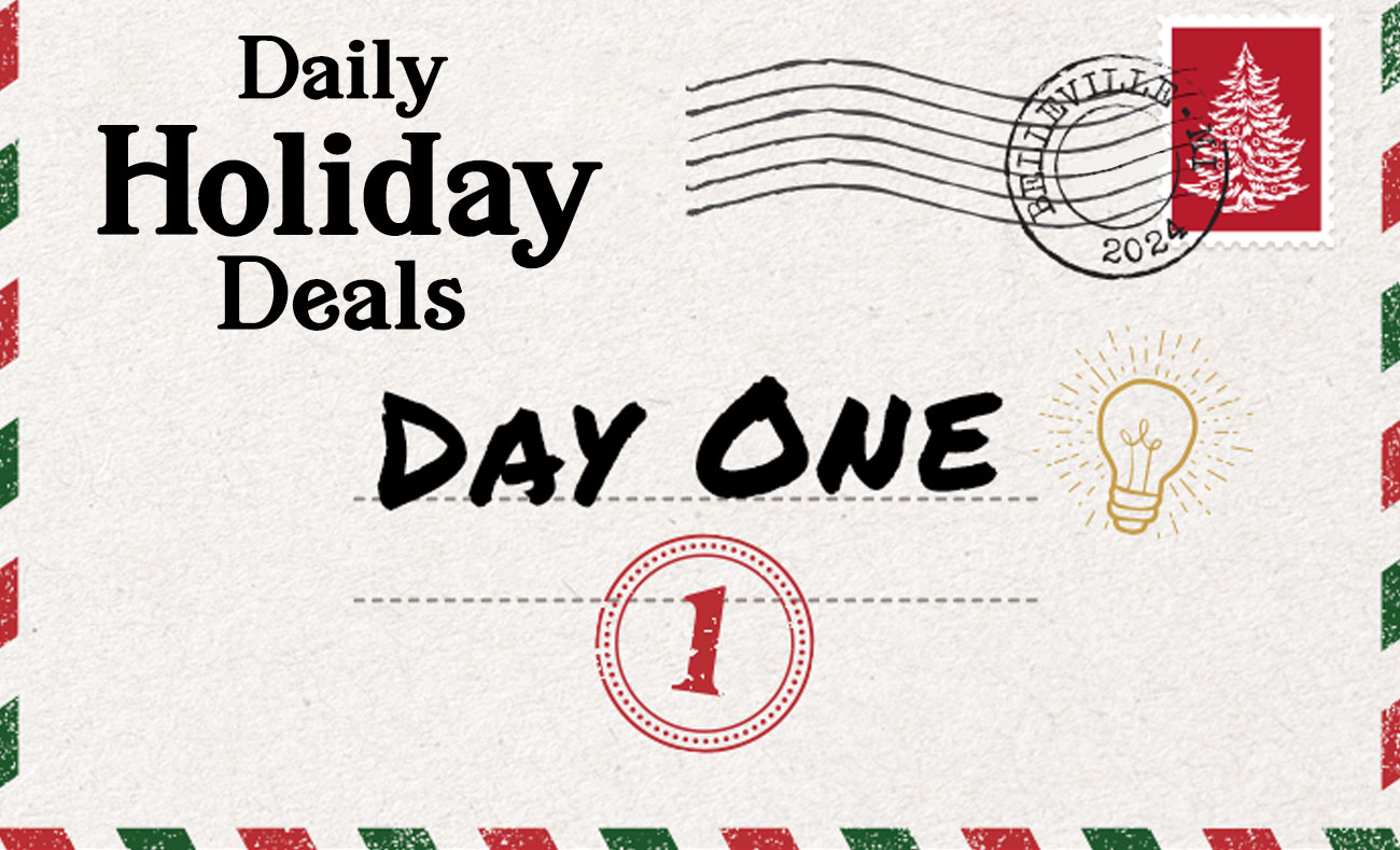 12 days of deals day one