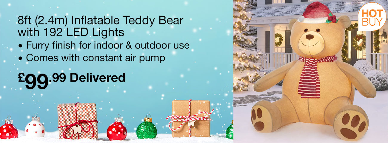 inflatable teddy bear