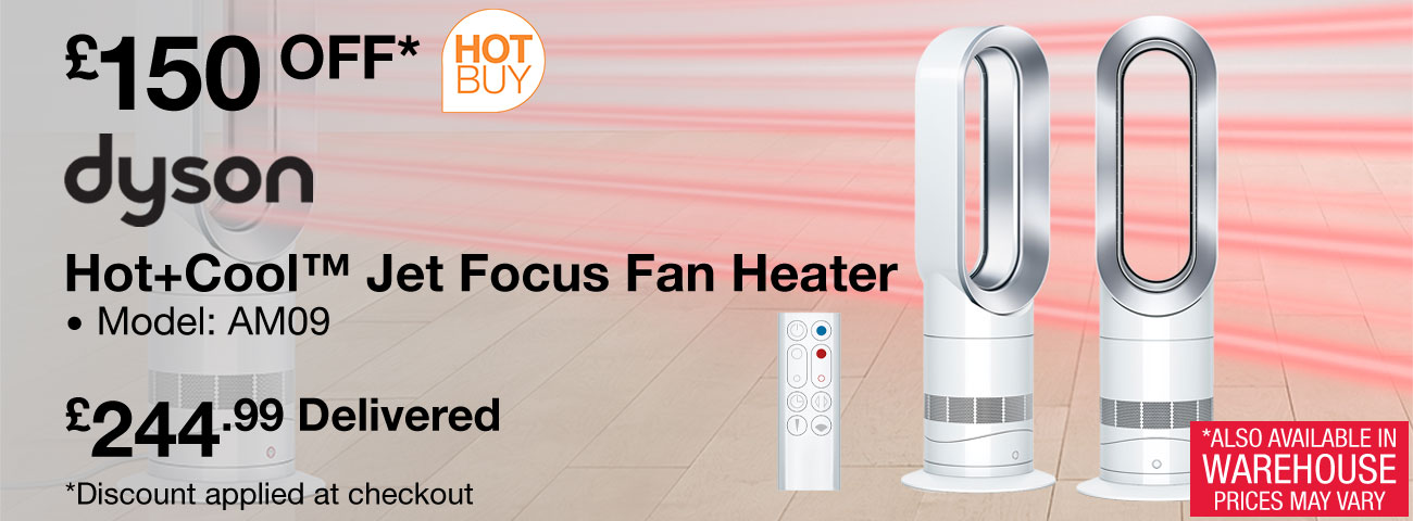 Dyson AM09 Hot+Cool™ Jet Focus Fan Heater