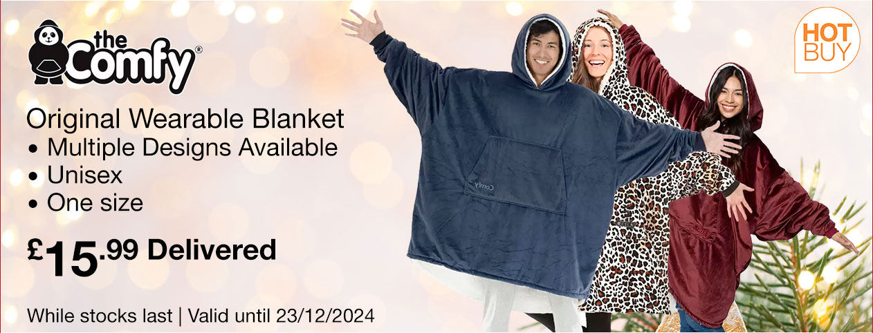 the comfy original wearable blanket