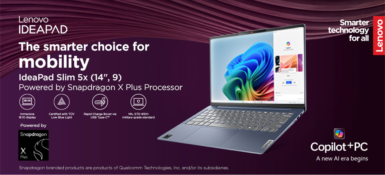 Lenovo Qualcomm Snapdragon X Plus Laptops & MacBooks