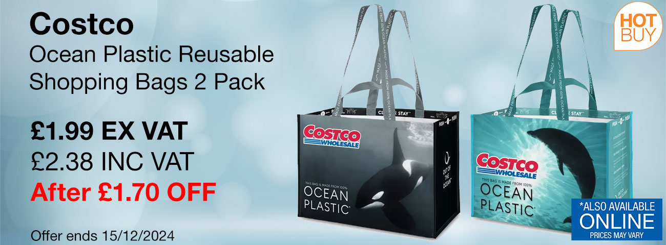 costco ocean plastic shopping bags