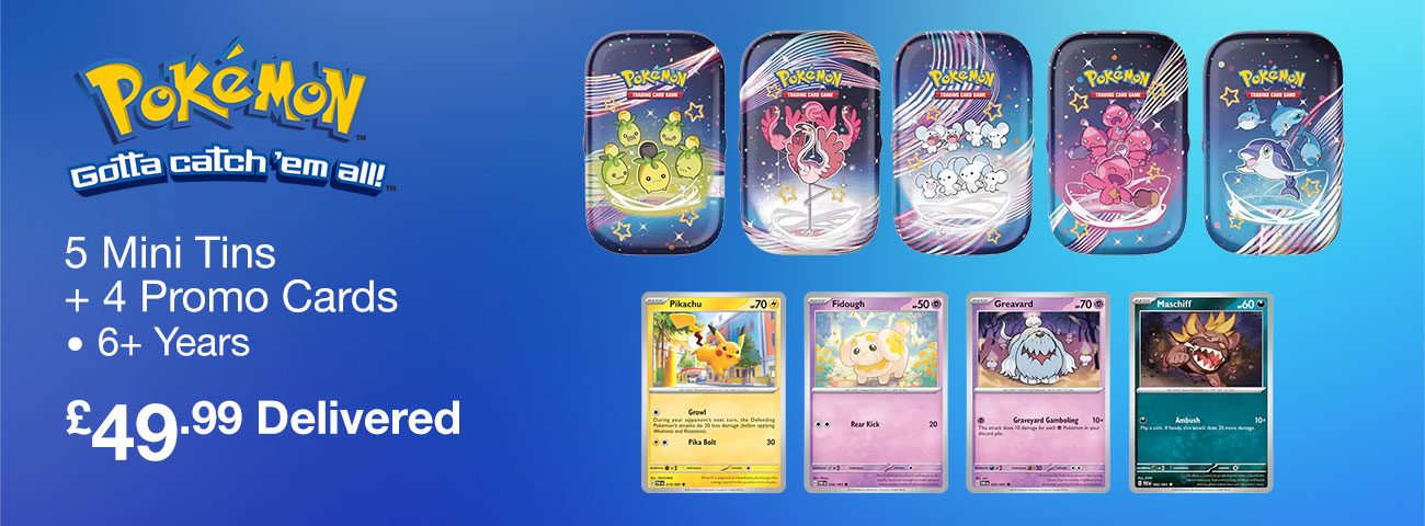 pokemon 5 mini tins