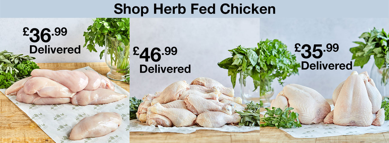 shop herb fed chicken