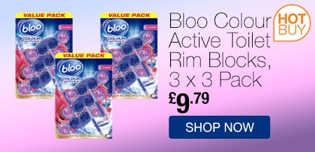 BLOO COLOUR RIM BLOCK 3 X 3PK