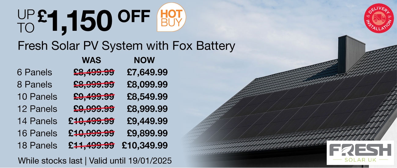 Fresh Solar PV System with Fox Battery