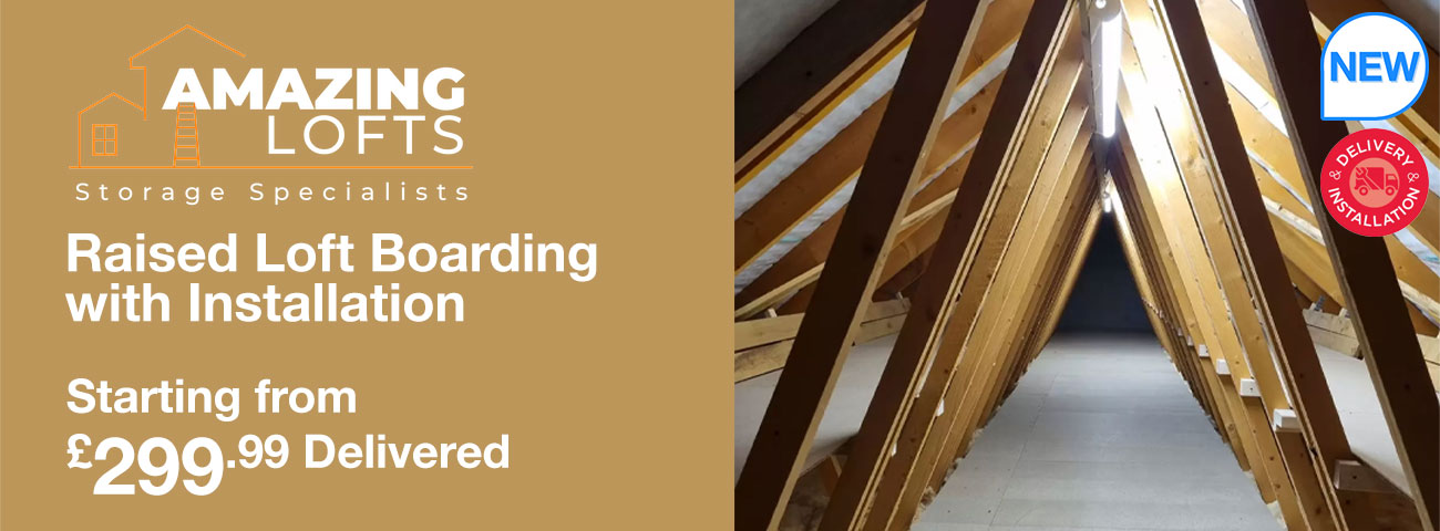 Amazing Lofts Raised Loft Boarding with Installation