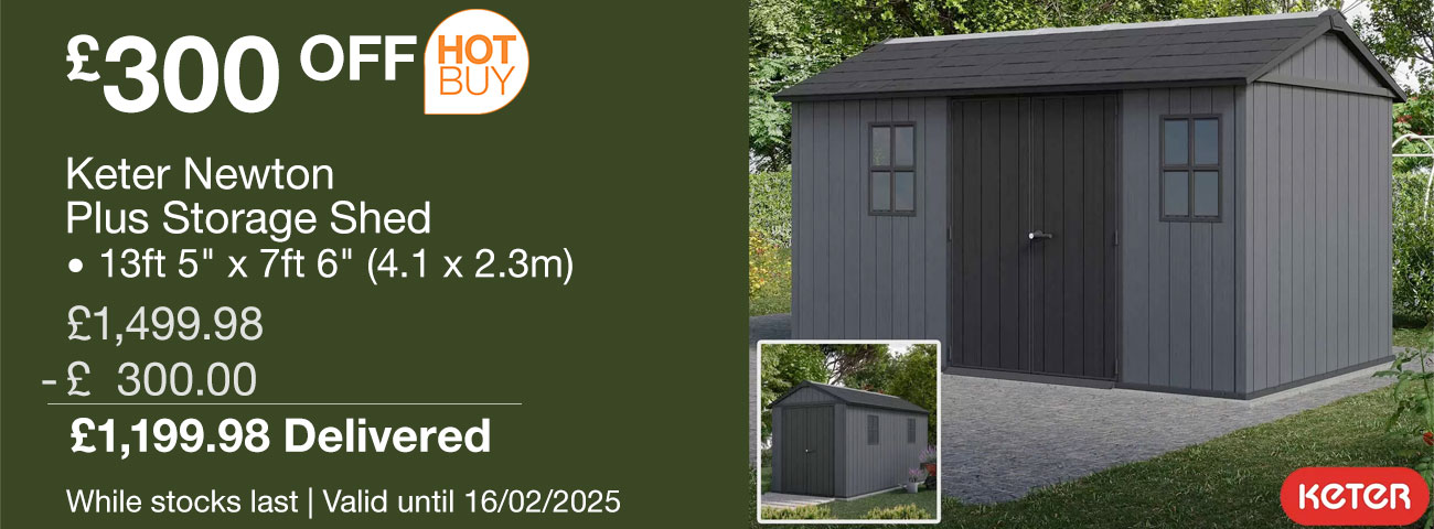 keter newton plus storage shed