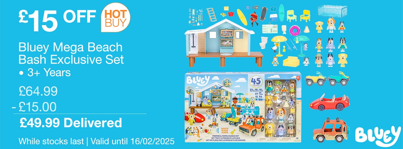 bluey mega beach bash exclusive set