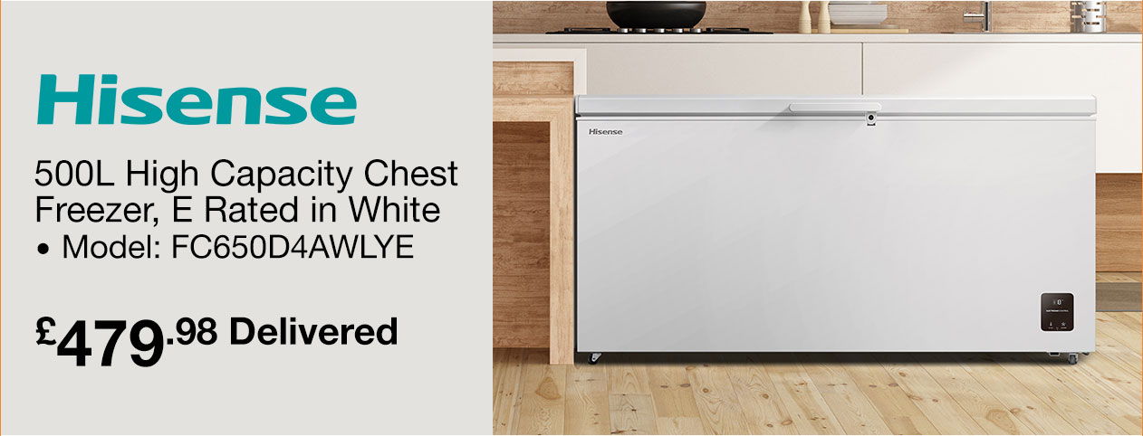 hisense chest freezer