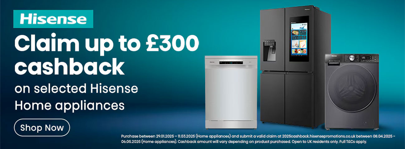 hisense claim up to £300 cashback