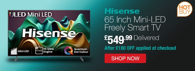 Hisense 65 Inch Mini LED Freely Smart TV