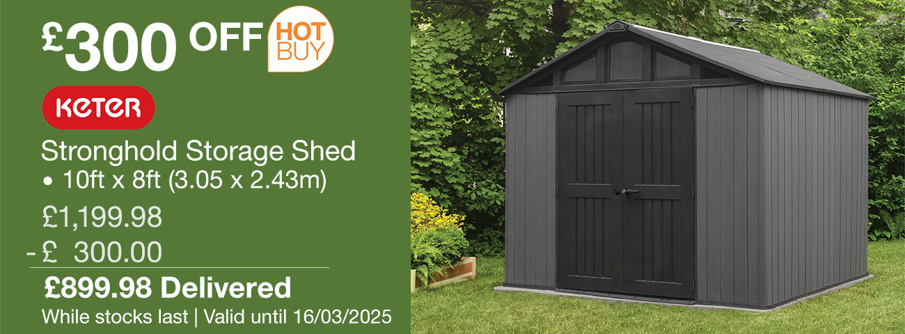 keter stronghold storage shed