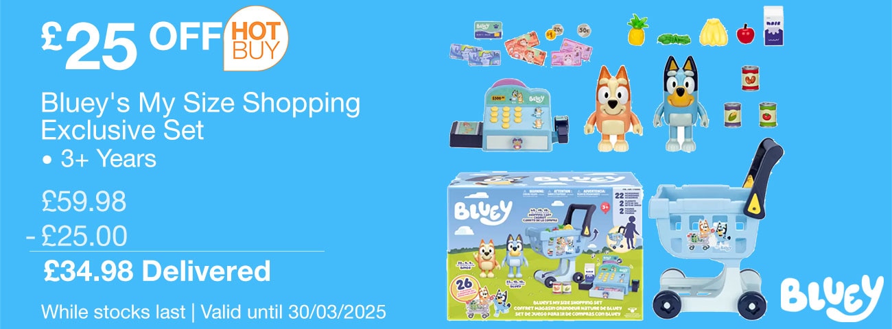 bluey my size shopping exclusive set