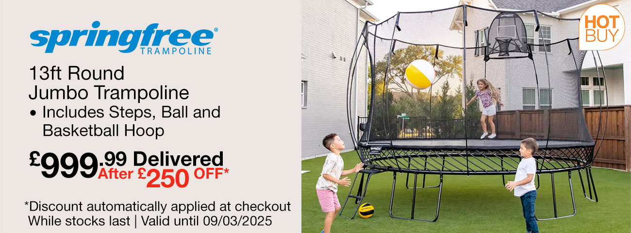 springfree 13ft round jumbo trampoline