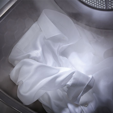 Miele Laundry - Steam smoothing programme - instead of ironing