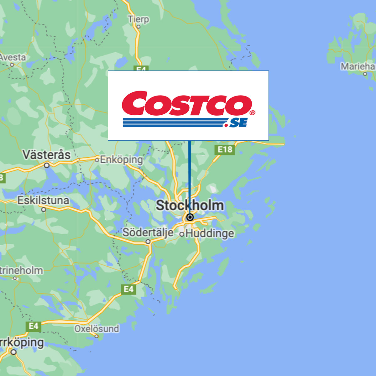 Sweden Costco location