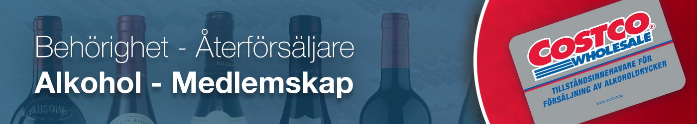 Behörighet - Återförsäljare Alkohol - Medlemskap