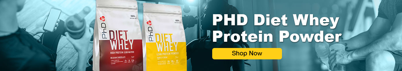 PHD Diet Whey Protein Powder. Shop Now