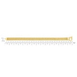 14ct Yellow Gold Infinity Link Braceletimages