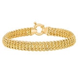 14ct Yellow Gold Infinity Link Braceletimages