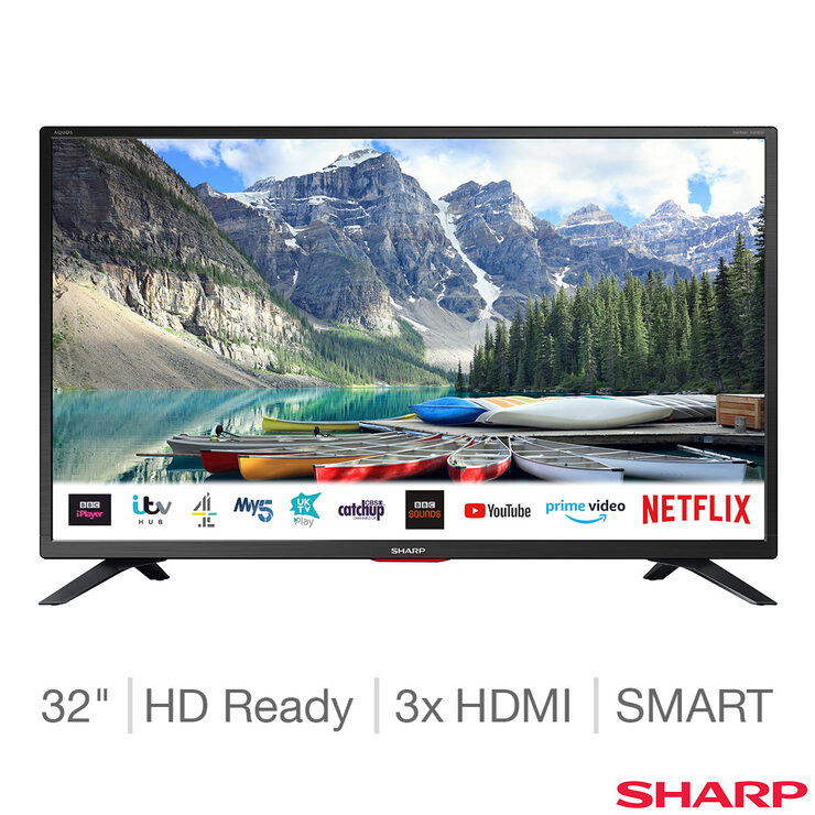 Sharp 1t C32bc5kh2fb 32 Inch Hd Ready Smart Tv Costco Uk 9629