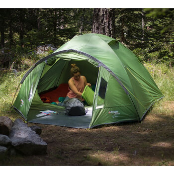 Core 6P Lighted Dome Tent with Half Rainfly – CostcoChaser