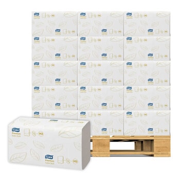 Tork Extra Soft Singlefold Premium Hand Towels, 15 x 200 Sheets Pallet Deal (25 Units)