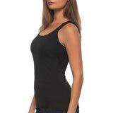 Jezebel Ladies Ribbed Vest 3 Pack in Black