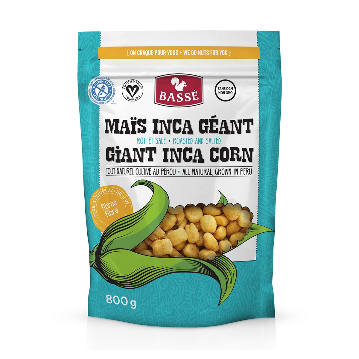 Basse Giant Inca Corn, 800g