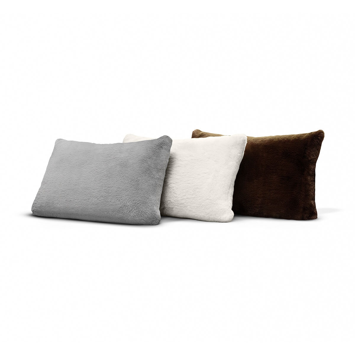 Oblong Fur Cushion in 3 colours